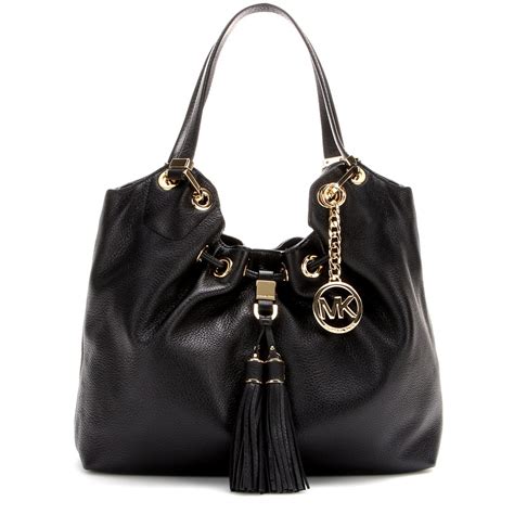 michael michael kors camden large drawstring shoulder tote black